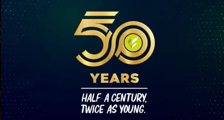 50 years ufc logo